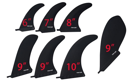 Plastic center fin